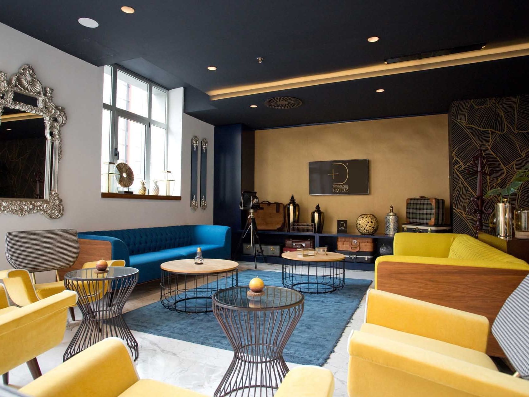 lobby en hotel Design Plus Bex
