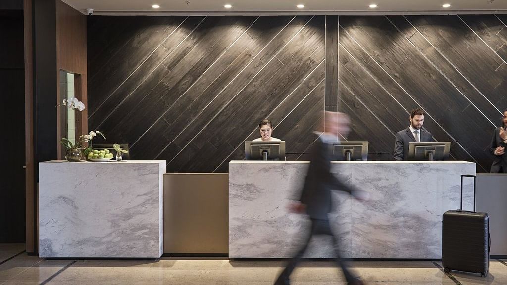 Interior space at the pullman melbourne on the park