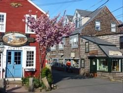 Buildings in Bearskin Neck near Beauport Hotel Gloucester