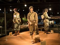 Soldiers statues in Silent Wings Museum at MCM Elegante Hotel
