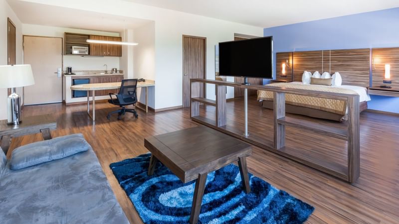 Living area in bedroom at Gamma Colima Garden