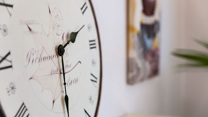 Close up on a Clock at Hotel Clermont-Ferrand South Aubiere