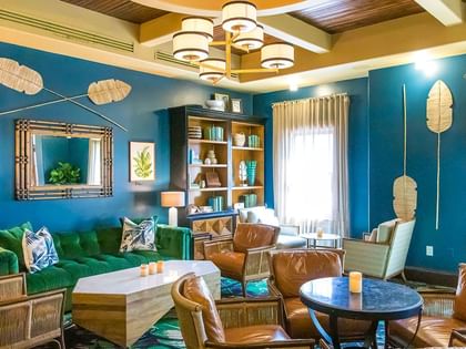 Interior of Havana Beach Lounge area at The Pearl Hotel