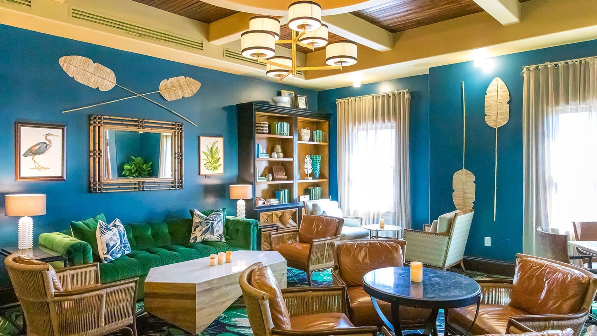 Interior of Havana Beach Lounge area at The Pearl Hotel