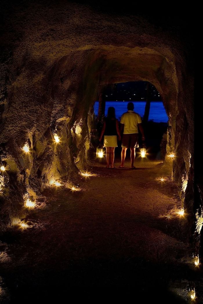 Granite tunnel near Outback Lakeside Vacation Homes