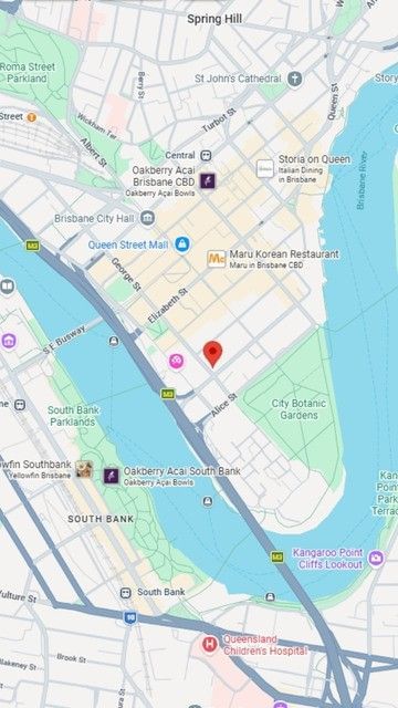 UniLodge Brisbane City Map