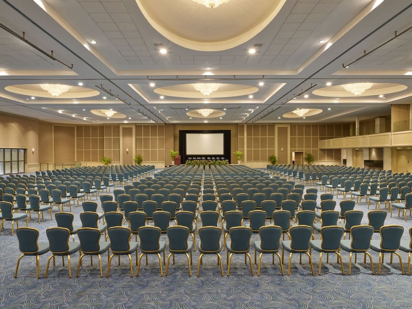 Theater set-up, Gran Coral Ballroom at Grand Fiesta Americana