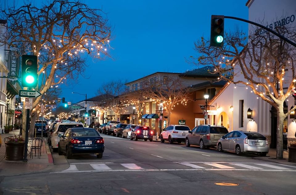 Street parking in Monterey