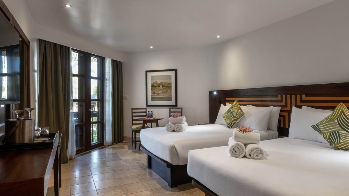 Deluxe Double Rooms Warwick Club at Warwick Fiji in Korolevu.