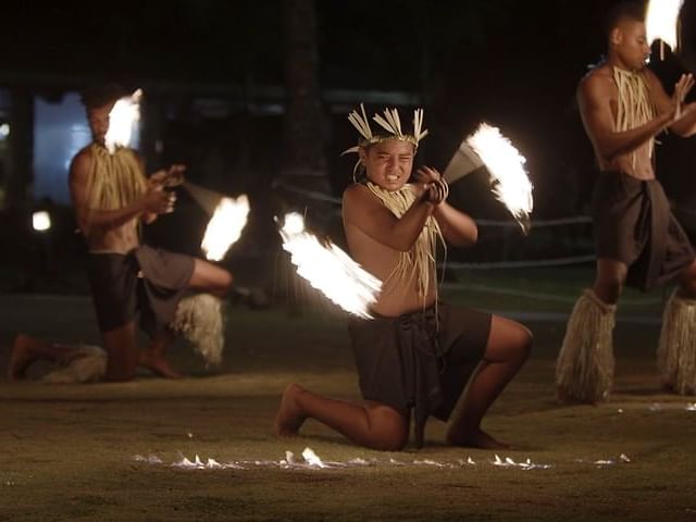 A Traditional dance performance at The Naviti Resort - Fiji