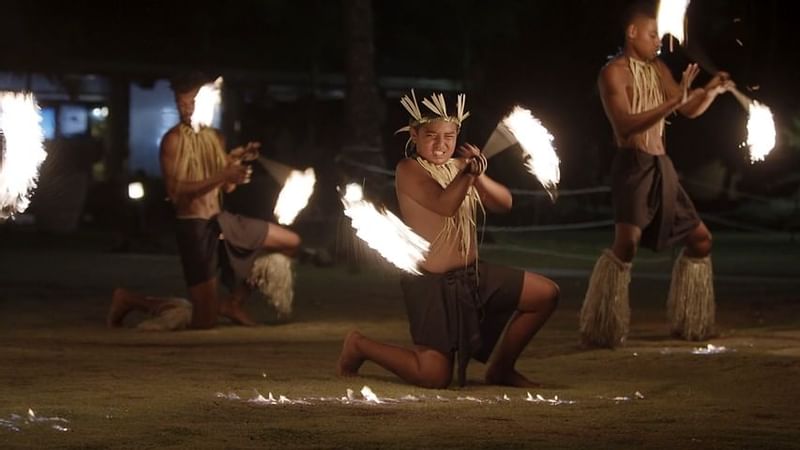 A Traditional dance performance at The Naviti Resort - Fiji