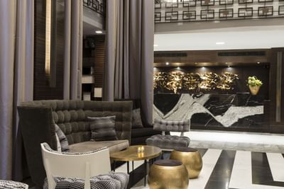 Art Deco Lobby of Empire Hotel New York