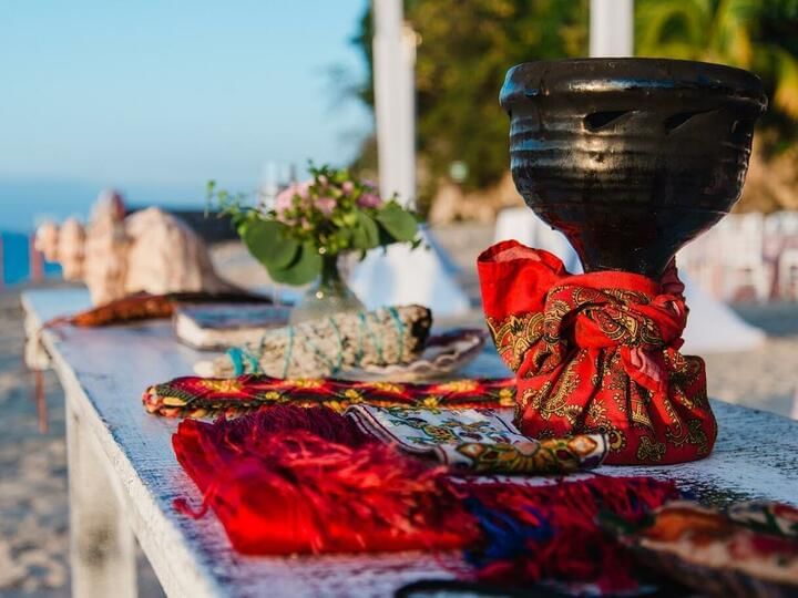 Arranged traditional table setup at Grand Fiesta Americana