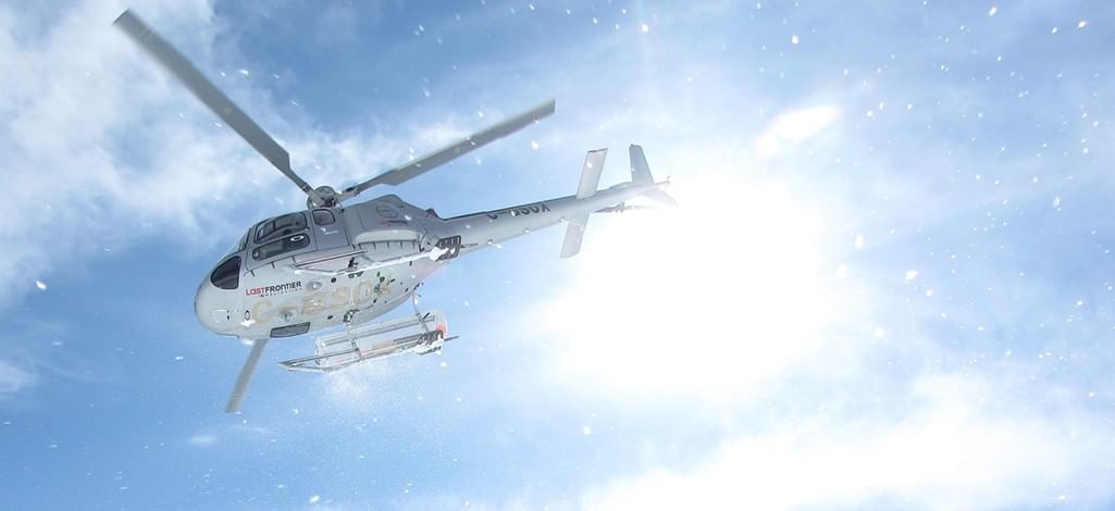 heli skiing