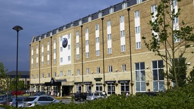 Exterior front view of Village Hotel Bournemouth