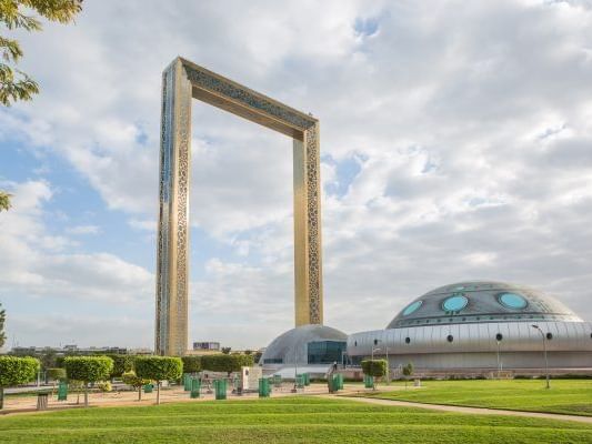 The Dubai Frame near Two Seasons Hotel & Apt 