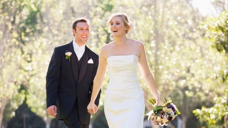 Wedding couple at Pullman Sydney Hyde Park