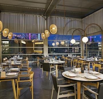 Dining area with banquets set in Nori Japanese Restaurant at Titanic Deluxe Lara