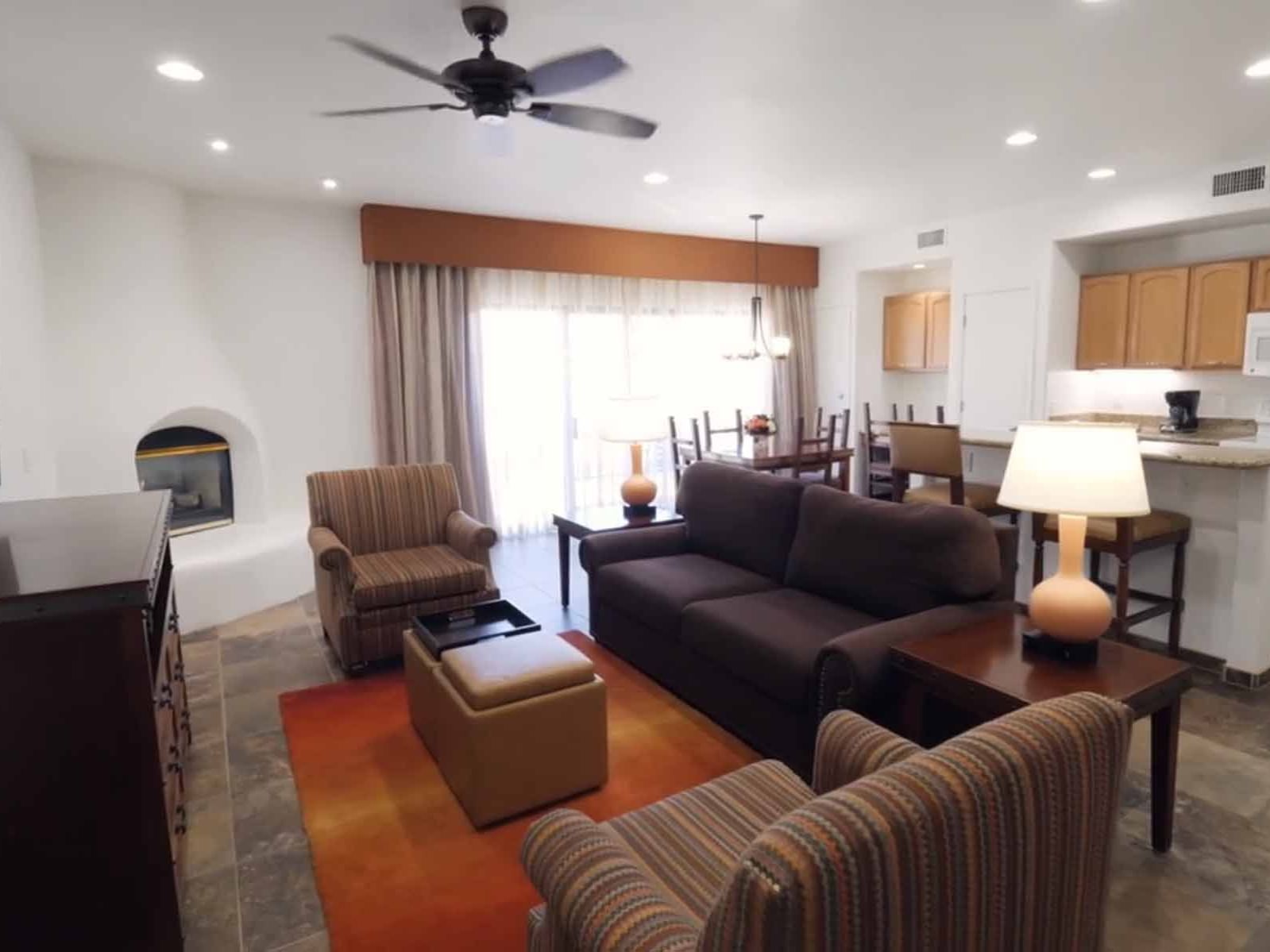 Comfortable Living are of Two Bedroom at Diamond Sedona Portal Hotel