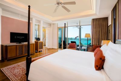 Viceroy Seaview Room with a king size bed at Danna Langkawi