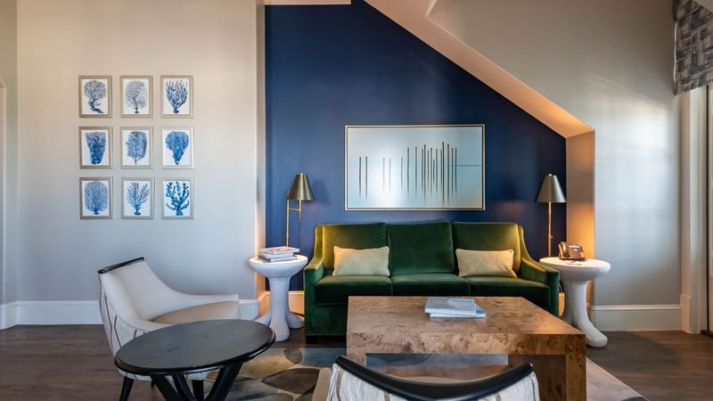 The Pearl Suite Living Area