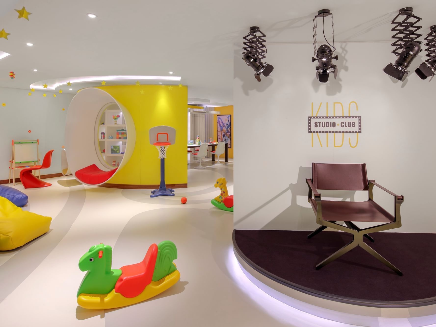 Interior of the Kids Club Studio at Paramount Hotel Dubai
