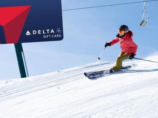 A man skiing Deer Valley Resort near Stein Eriksen Residences