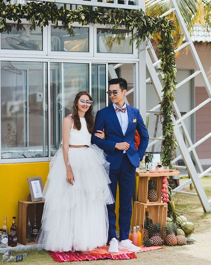 Simple and beautiful moments at your dream wedding and honeymoon at Lexis Beach Resort