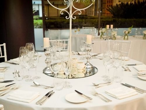 Wedding table at Sofitel Sydney Wentworth