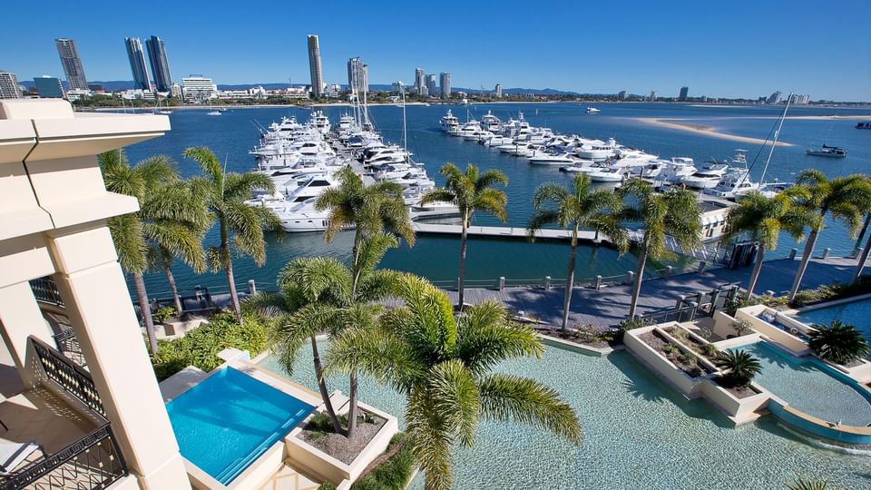 View of the Private Marina from Imperial Gold Coast