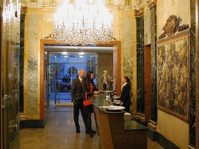 Reception at Ambassador Hotel in Vienna