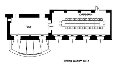 Conference room plan at Ambassador Hotel in Vienna