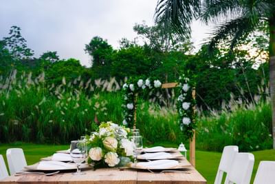 Lugar al aire libre para bodas