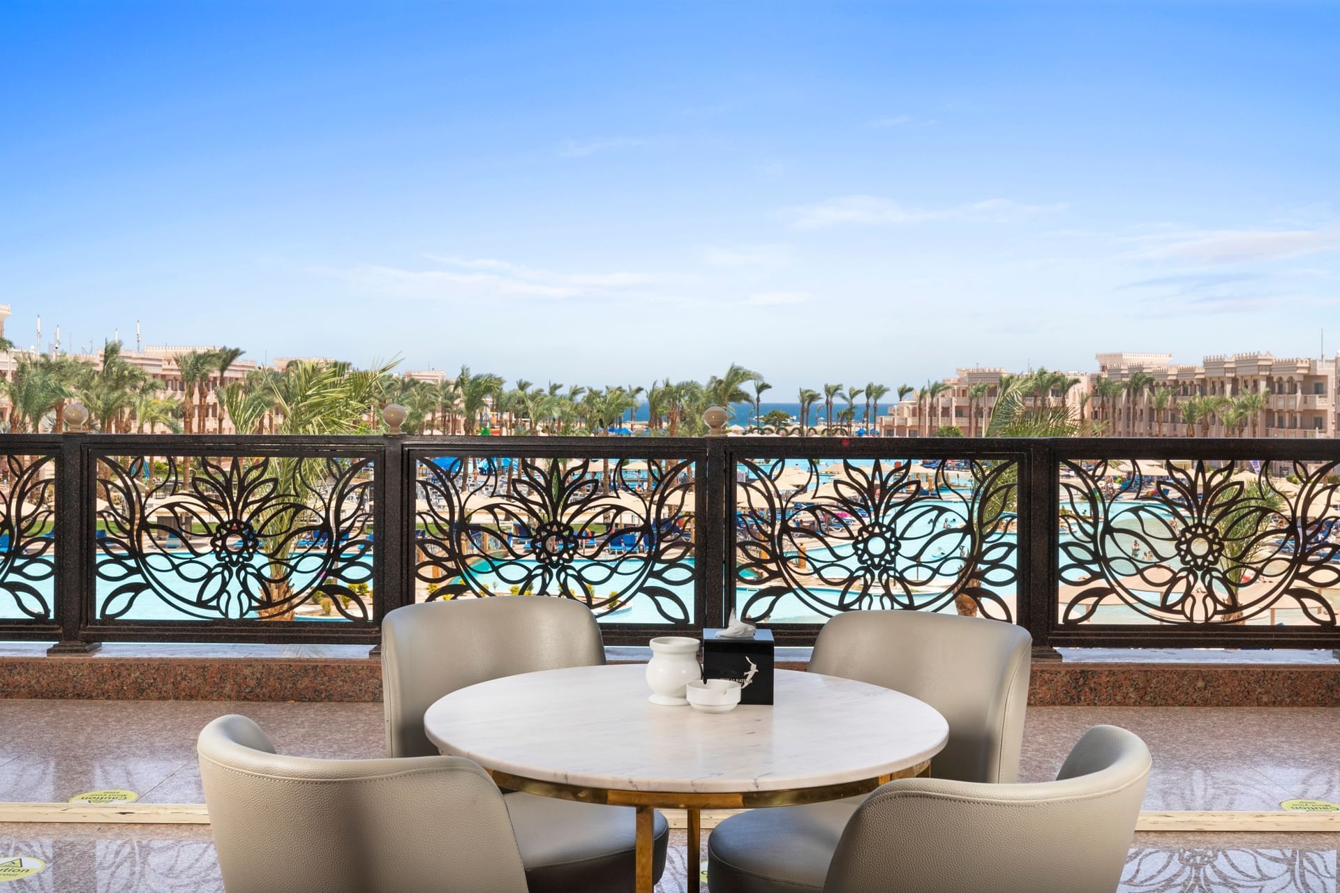 Terrace Bar at Pickalbatros Palace Resort in Hurghada