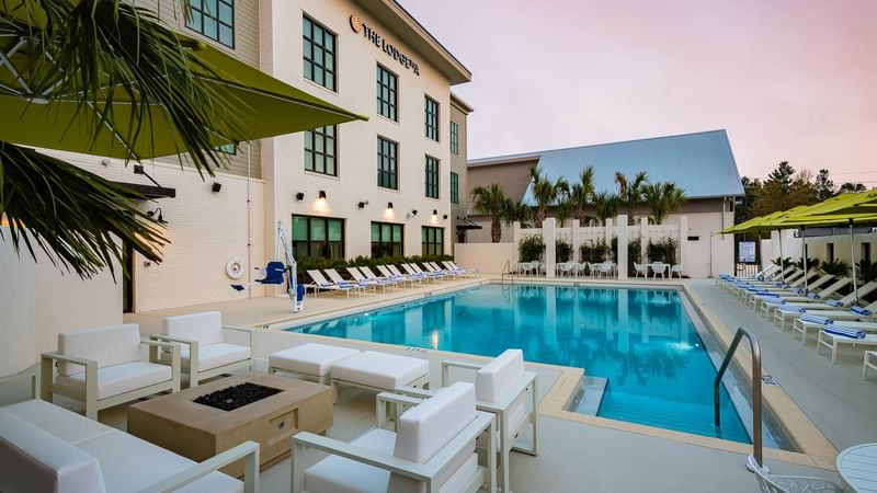 Pool Area at The Lodge 30A