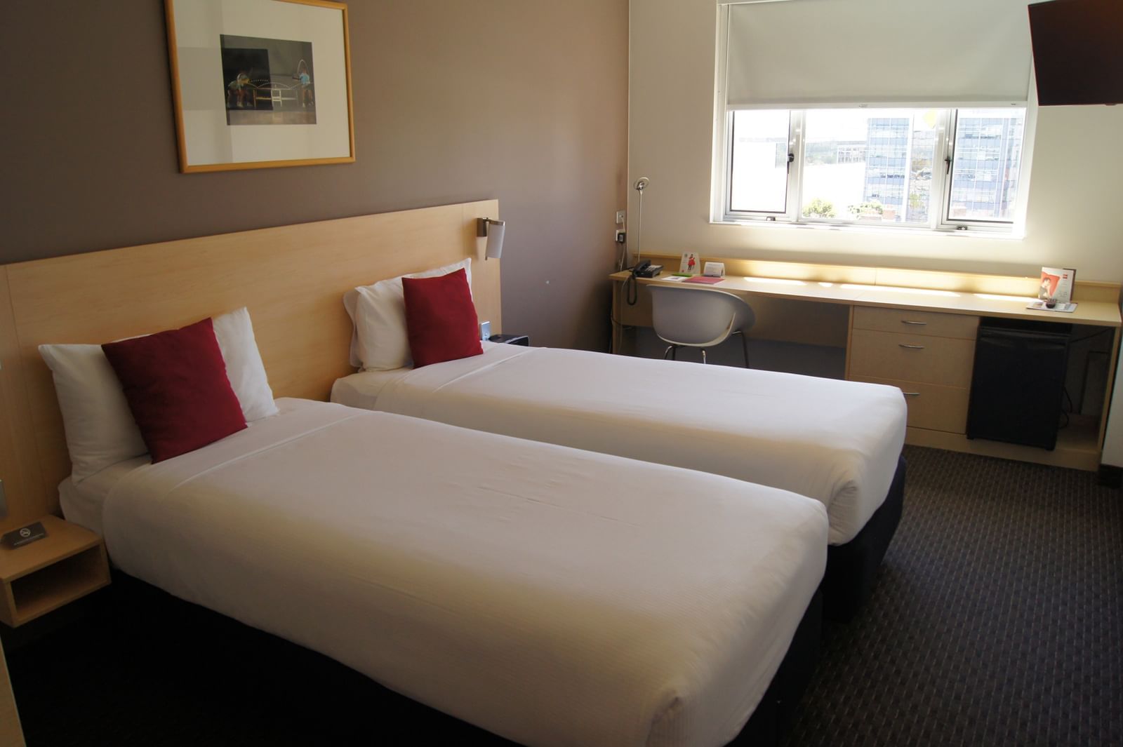 Beds in Standard King Room at Novotel Sydney Olympic Park