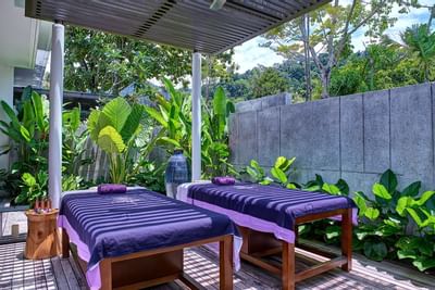 Private Spa area in Empress Beach Villa at The Danna Langkawi