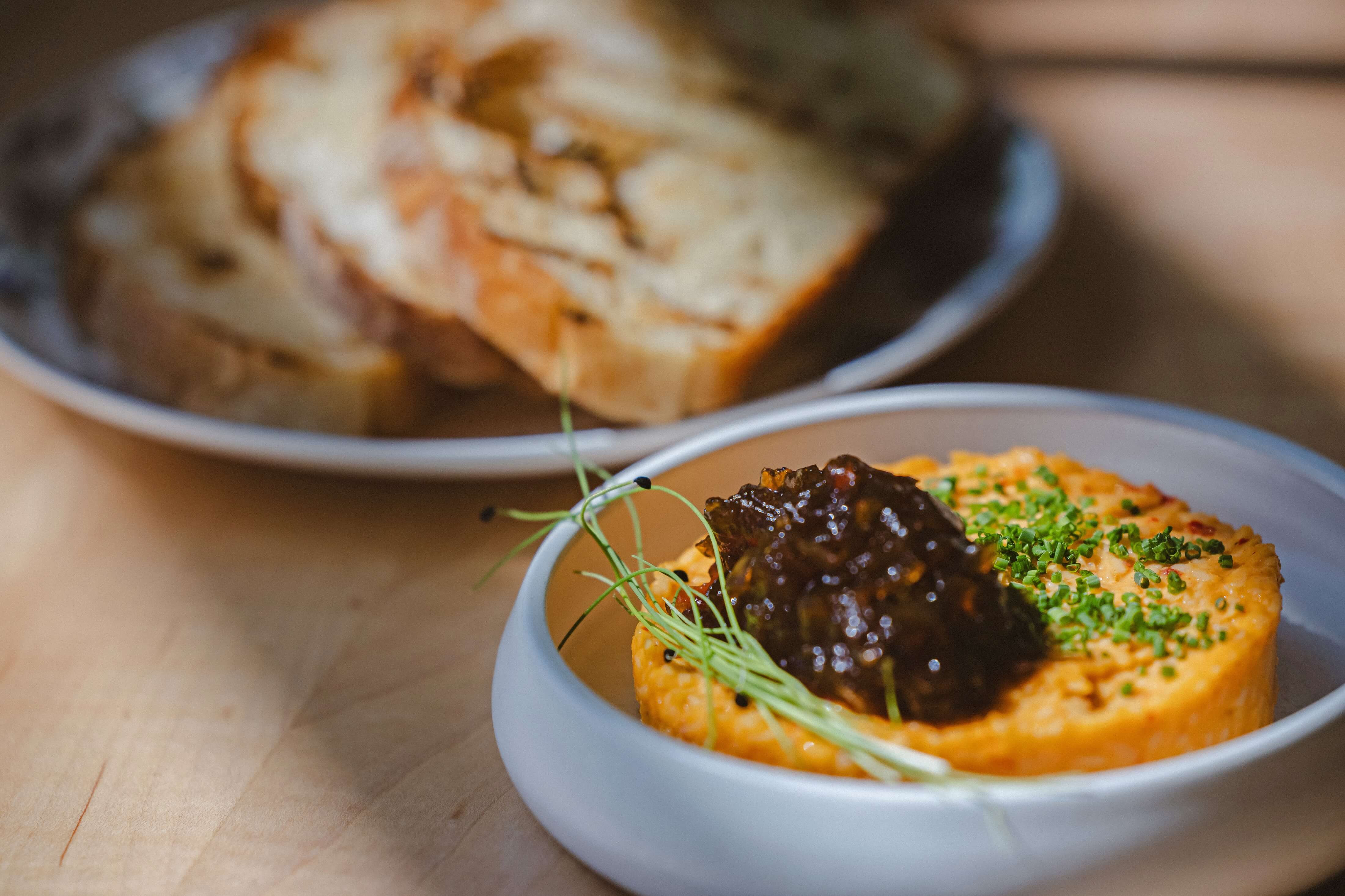 Freashly caught salmon fillet thats been pan seared and laid on a bed of mash potatoes