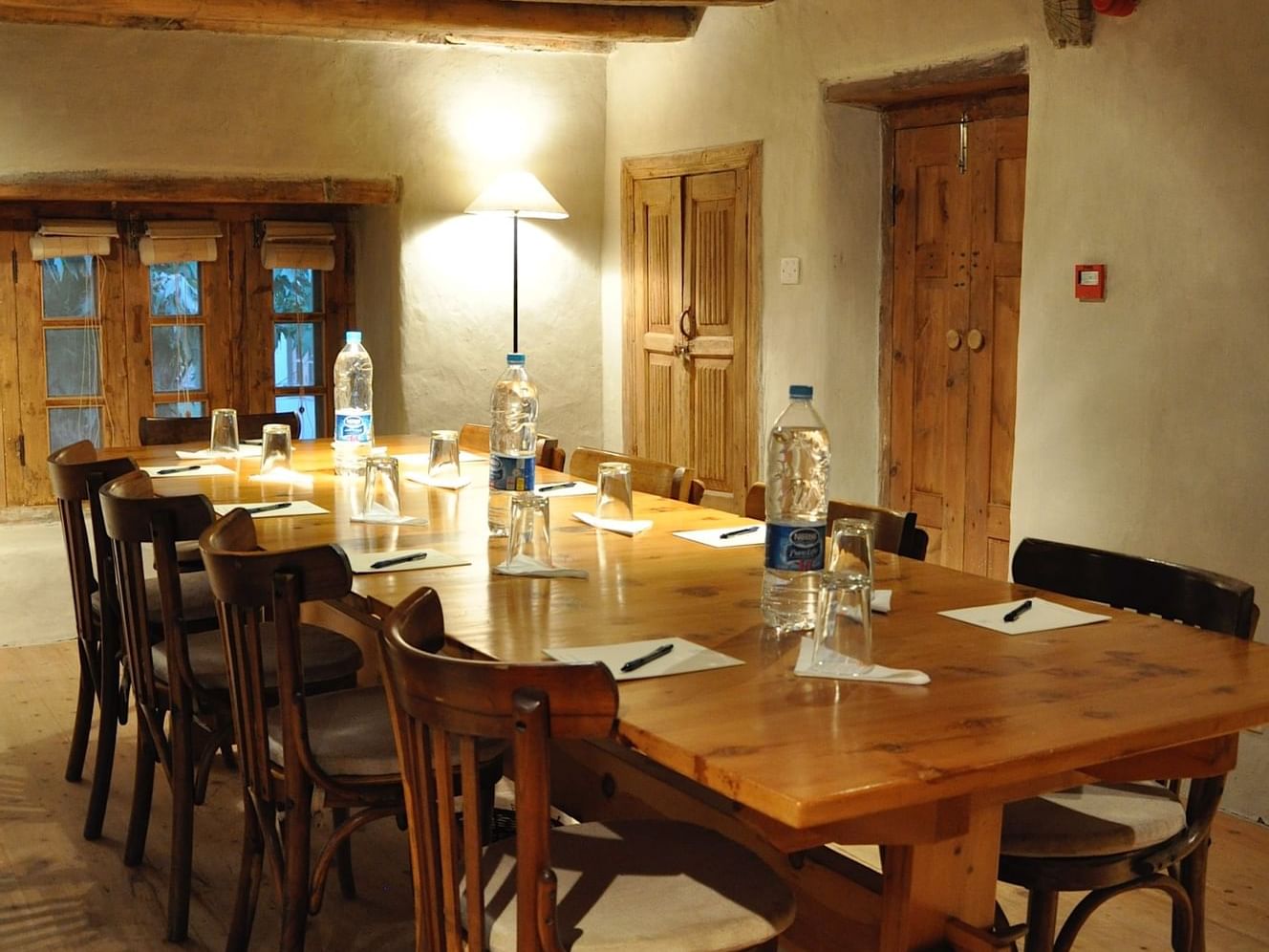 Interior of meeting & conference room at Shigar Fort Residence