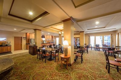 Massive Dining area at Triple Play Resort Hotel