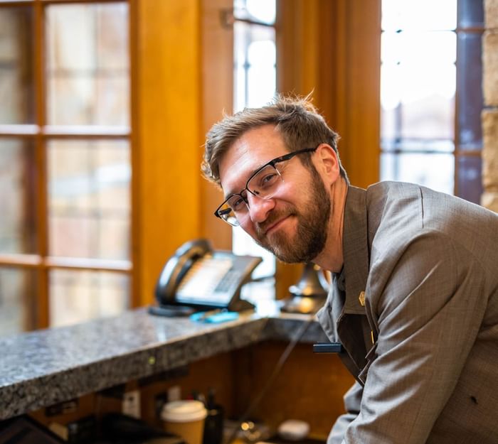 Headshot image of employee captured at Stein Eriksen Lodge