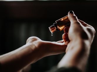 Pouring essence in Beauty Room at Imperial Gold Coast
