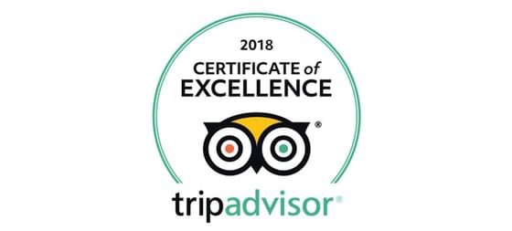 Certificate of Excellence by TripAdvisor at Emporium Suites