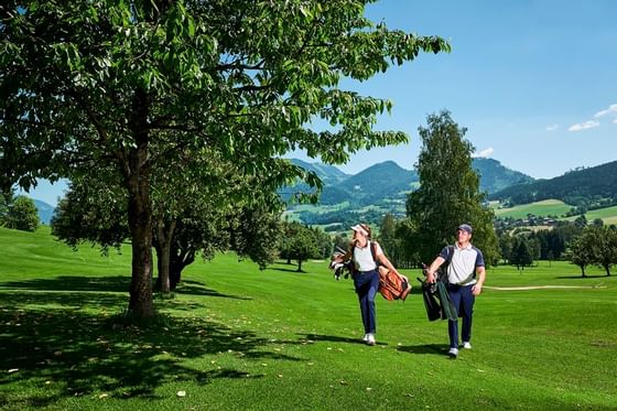 Golfen beim Schloss Pichlarn