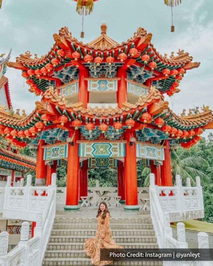 Exterior view of Thean Hou Temple, an ethnic attraction site near Imperial Lexis Kuala Lumpur