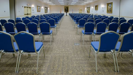 Theatre-style setup in Convention Center at Music Road Resort