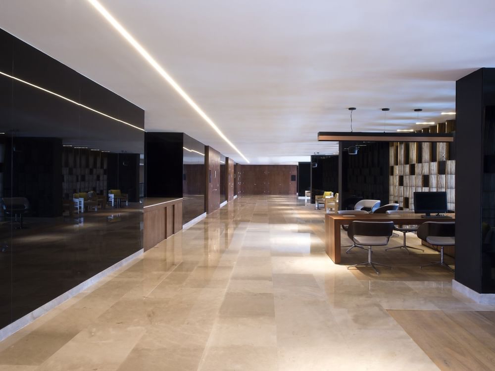 Área del lobby con WIFI en FA Hotels & Resorts