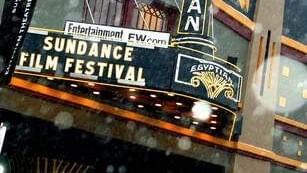 Sundance Film Festival marquee of the theatre exterior near Chateaux Deer Valley