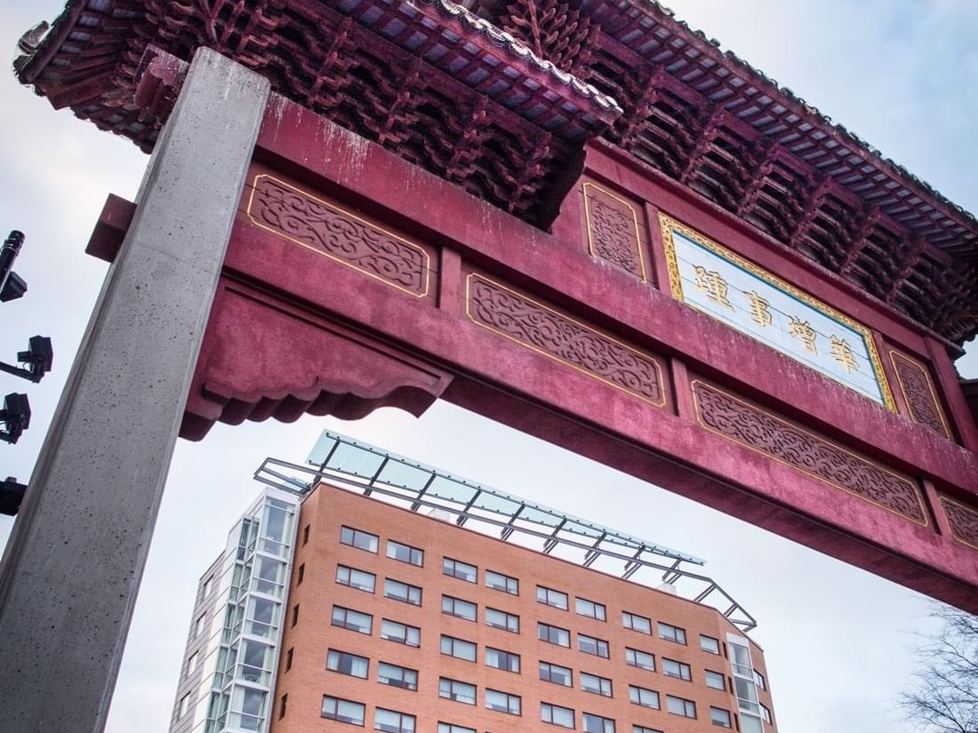 Exterior view of Arch at China Town near Hotel Zero1