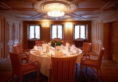 Richter Stube Meeting & Event room at Hotel Seehof Davos